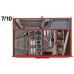 3 dalių vežimėlis su įrankiais Teng Tools TCMM715N (715 dalių)