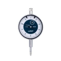 Laikrodinis indikatorius Limit 10 mm/0,01 mm - Su sukiojama skale ir dviem nustatomais tolerancijos indeksais.