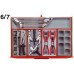 Įrankių vežimėlis 491 dalių Teng Tools TCMM491N