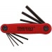 Šešiakampių HEX L-formos raktų rinkinys Teng Tools 1476NAF (Coliai)
