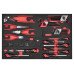 Įrankių vežimėlis 217 dalių Teng Tools TCMME217KA EVA