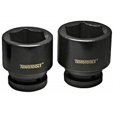 Smūginės galvos su 1 1/2 colio keturkampiu fiksatoriumi. Teng Tools 105 mm