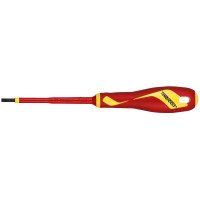 Atsuktuvai Elektriko atsuktuvai Tukstancio voltu irankiai Tengtools - Teng Tools Izoliuoti atsuktuvai.Plokščio tipo elektriko atsuktuvai Teng Tools 1.2X6.5X150 MM - Teng Tools Izoliuoti atsuktuvai.