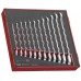 Kombinuotų terkšlinių veržliarakčių rinkinys 12 dalių. Teng Tools TED6512R