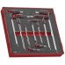 HEX Šešiakampių raktų su T formos rankena rinkinys 7 dalių. Teng Tools TEDHEX7