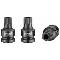 Galvutės su ZNX tipo antgaliu ir 1/2  keturkampiu fiksatoriumi 78 mm Teng Tools 18 mm - Teng Tools Smūginių galvučių antgaliai XZN varžtams.