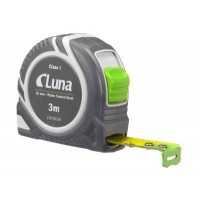 Matavimo ruletė LPL Push Lock Luna 3M 1 tolerancijos klasė - „Luna“ Itin aukštos kokybės matavimo juosta su „Push lock“ stabdžių mygtuku.