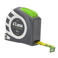 Matavimo ruletė LAL Auto Lock Luna  3M 1 tolerancijos klasė - „Luna“ Itin aukštos kokybės matavimo juosta su „Auto lock“ užraktu.