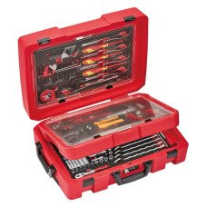 Kelioninis įrankių lagaminas 118 dalių Teng Tools SCE1