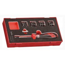 38 dalių EVA dinamometrinkio atsuktuvo rinkinys Teng Tools TEASD38 1-5 Nm