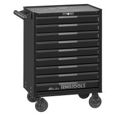 Įrankių vežimėlis 9 stalčių JUODAS TengTools TSW26b9 PRO35TM