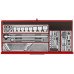 Įrankių vežimėlis 595 dalių Teng Tools TKW37R595T PRO35TM
