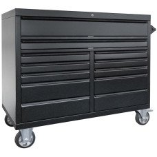 Įrankių vežimėlis 12 stalčių 740 MM PLOČIO JUODAS Teng Tools TCWXD12 MAGNUM