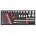Įrankių vežimėlis 525 dalių Teng Tools TKW37R525FC PRO35TM EVA