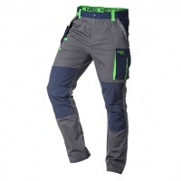 - - Working trousers PREMIUM, 100 cotton, ripstop fabric, 210 g / m2, Cordura® reinforcements, can be combined with sweatshirt 81-217 into a suit, detachable side pocket, multifunctional pockets, Cordura® reinforcements on the knees, waist adjustable with