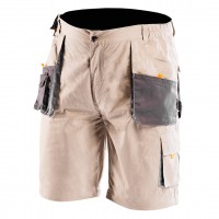 Shorts SUMMER are useful while working at higher temperatures, providing high comfort level. Made of high quality cotton. Robust pockets withstand even heavy load and can carry necessary tools. Breathable fabric is an advantage that ensures high comfort o