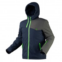 - - švarkas/striukė with 800 membrane PREMIUM, PrimaLoft insulation, 100 polyester, Primaloft® filling, 8000 waterproof membrane, 5000 breathability, extra warm and light winter švarkas/striukė thanks to Primaloft® filling, adjustable hood, high collar wi