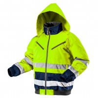 NEO warm lined working švarkas/striukė (81-710-XXL) with high visibility is made of high quality, strong Oxford 300D material. High visibility švarkas/striukė is a practical solution that improves user safety by signalling presence in all lighting conditi