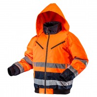 NEO warm lined working švarkas/striukė (81-711-XXL) with high visibility is made of high quality, strong Oxford 300D material. High visibility švarkas/striukė is a practical solution that improves user safety by signalling presence in all lighting conditi
