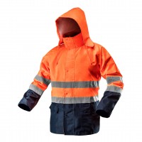 NEO working švarkas/striukė (81-721-XXL) with high visibility is made of high quality, strong Oxford 300D material. High visibility švarkas/striukė is a practical solution that improves user safety by signalling presence in all lighting conditions, daylig