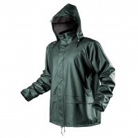 Rain suit are perfect for rainy and windy weather conditions. The product is comfortable and does not limit movement. The clothing is intended for work in bad weather conditions and for a private use, e.g. mushroom picking, walking on rainy days, etc. Cha