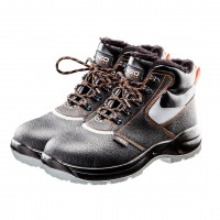 Apšiltinti apsauginiai neperšlampami batai S3 SRC, plieninis pirštas ir įdėklas, dydis 40 - Odiniai batai su šiltu pamušalu yra S3 SRC saugos avalynės kategorijos gaminys pagal EN ISO 20345.Termoizoliuoti apsauginiai neperšlampami batai S3 SRC, plieninis 