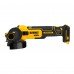 Kampinis šlifuoklis DeWalt DCG409NT; 18 V (be akumuliatoriaus ir pakrovėjo)